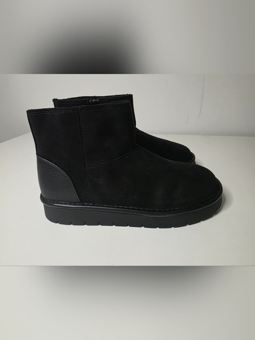 NWT Cat & Jack Girls Size 4 'Honor' Black Side Zipper Boots